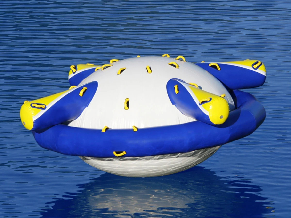 

Factory Outlet Outdoor Funny Inflatable Rocking Saturn Summer Inflatable Water Gyro Water Play Equipment Toys for Lake and Ocean