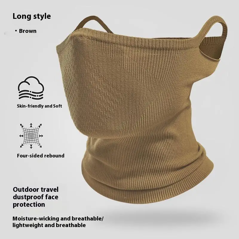 **1pc Autumn/Winter Sport Bandana Cycling Bike Hanging Ear Face Cover Reusable Masks Hiking Camping Neck Gaiter Scarf
