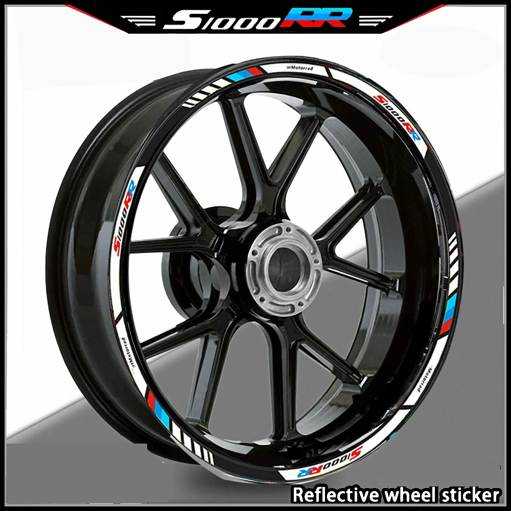 

For BMW S1000RR Wheel Rim Kit Stickers Motorcycle accessories Decals S RR K46 S1000 1000 2011 2016 2017 2018 2020 2023 2024 2025