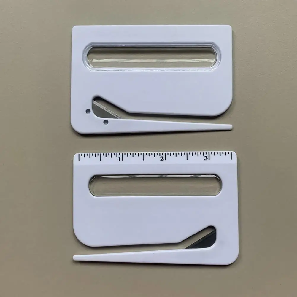 3Pcs 3 In 1 Letter Opener 9.5cm With Magnifying Glass And Ruler Precise Cutting Technology Ergonomic Design Envelope Openers