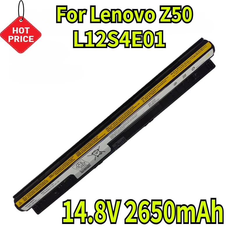 

14.8V 2650mAh Suitable for Lenovo L12S4E01 Z50 Z40 G40 G50-30 45 70 75 80 Laptop Battery