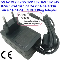 5V 6v 7v 7.5V 9V 12V 15V 16V 18V 24V 0.5a 0.65A 1A 1.5a 2a 2.5A 3A 3.33A 4A 4.5A 5A 6 A Switch Power Supply Adapter Plug Adaptor