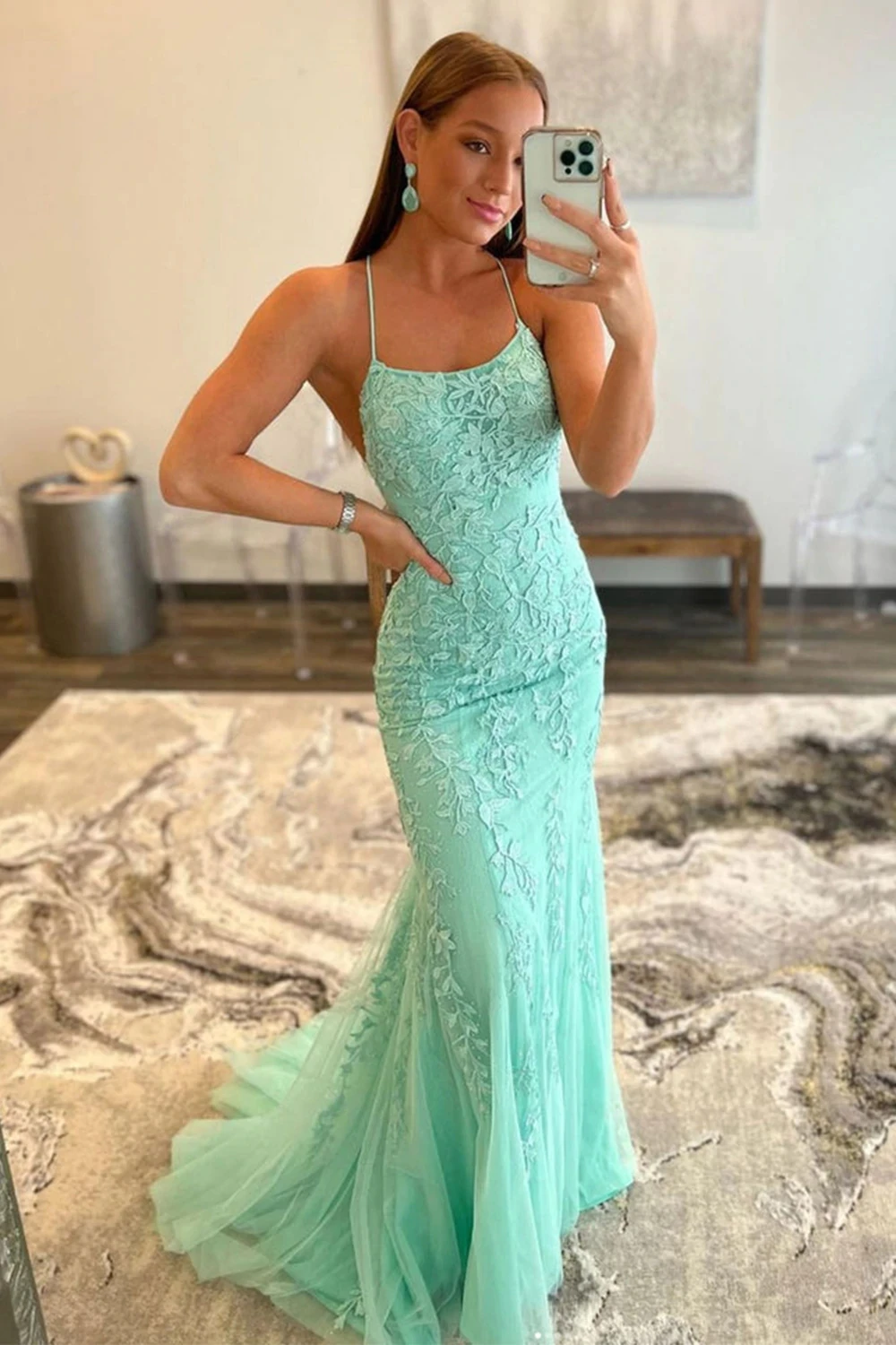 New Cheap Sexy Bridesmaid Dresses Spaghetti Straps Lace Appliques Sleeveless Floor Length For Wedding Maid of Honor