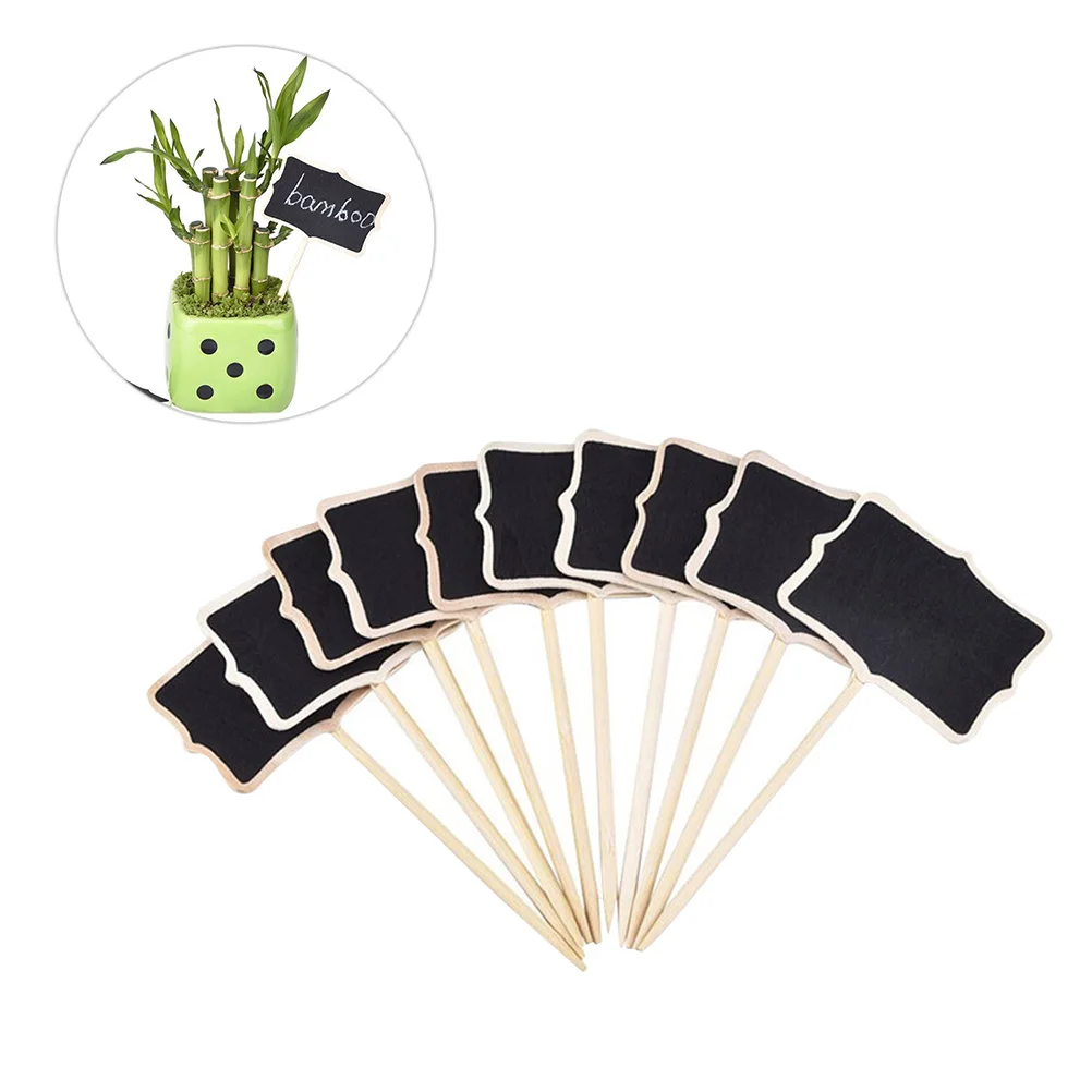 

20pcs Mini Blackboards Lightweight Portable Chalkboard Price Tags for Plants Decor Craft Signs Christmas Weddings