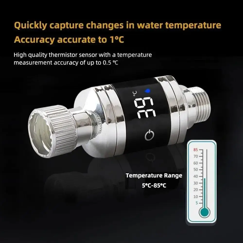 Waterproof Water Temperature Gauge Precise Measurement Touch Control Bath Water Thermometer Indicator Tool LED