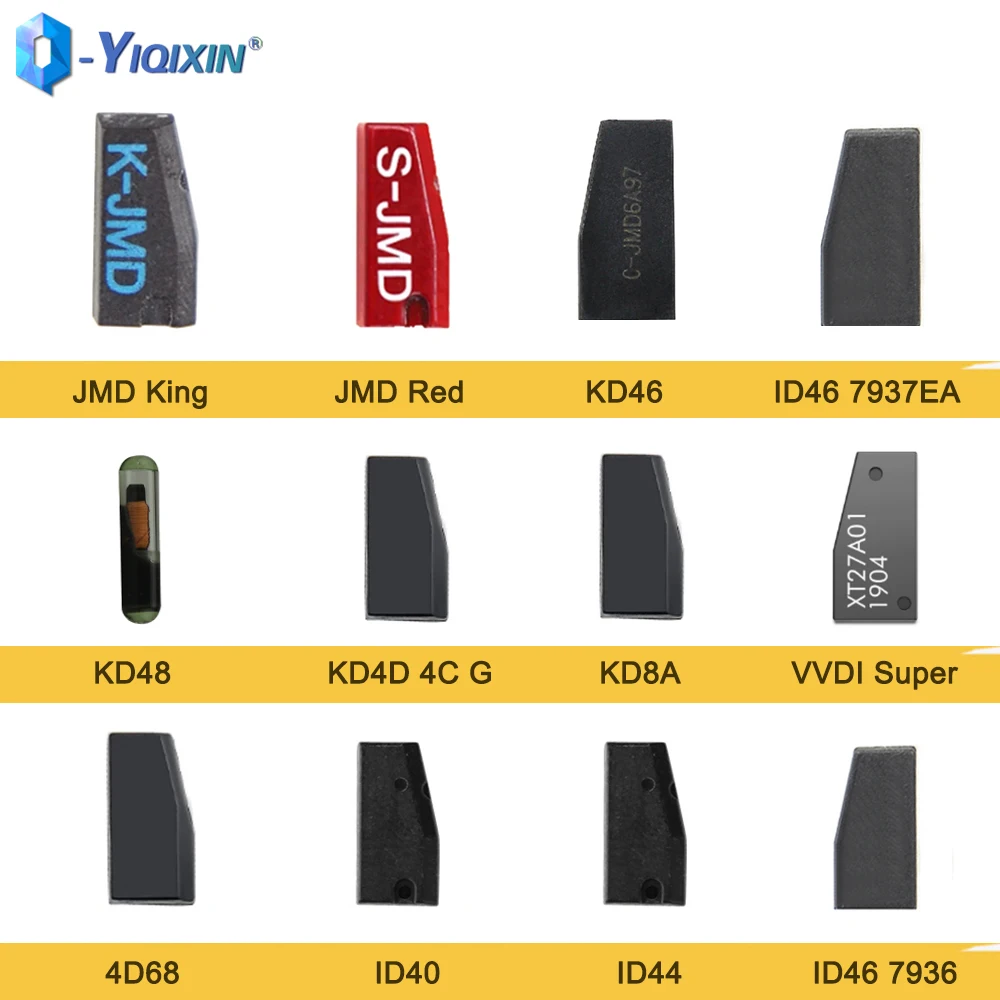 Remote Blank Transponder Car Key Chip KD48 KD46 KD8A KD4D 4C ID46 PCF7936 ID40 ID44 4D68 Xhorse VVDI Super Chip JMD King Chip