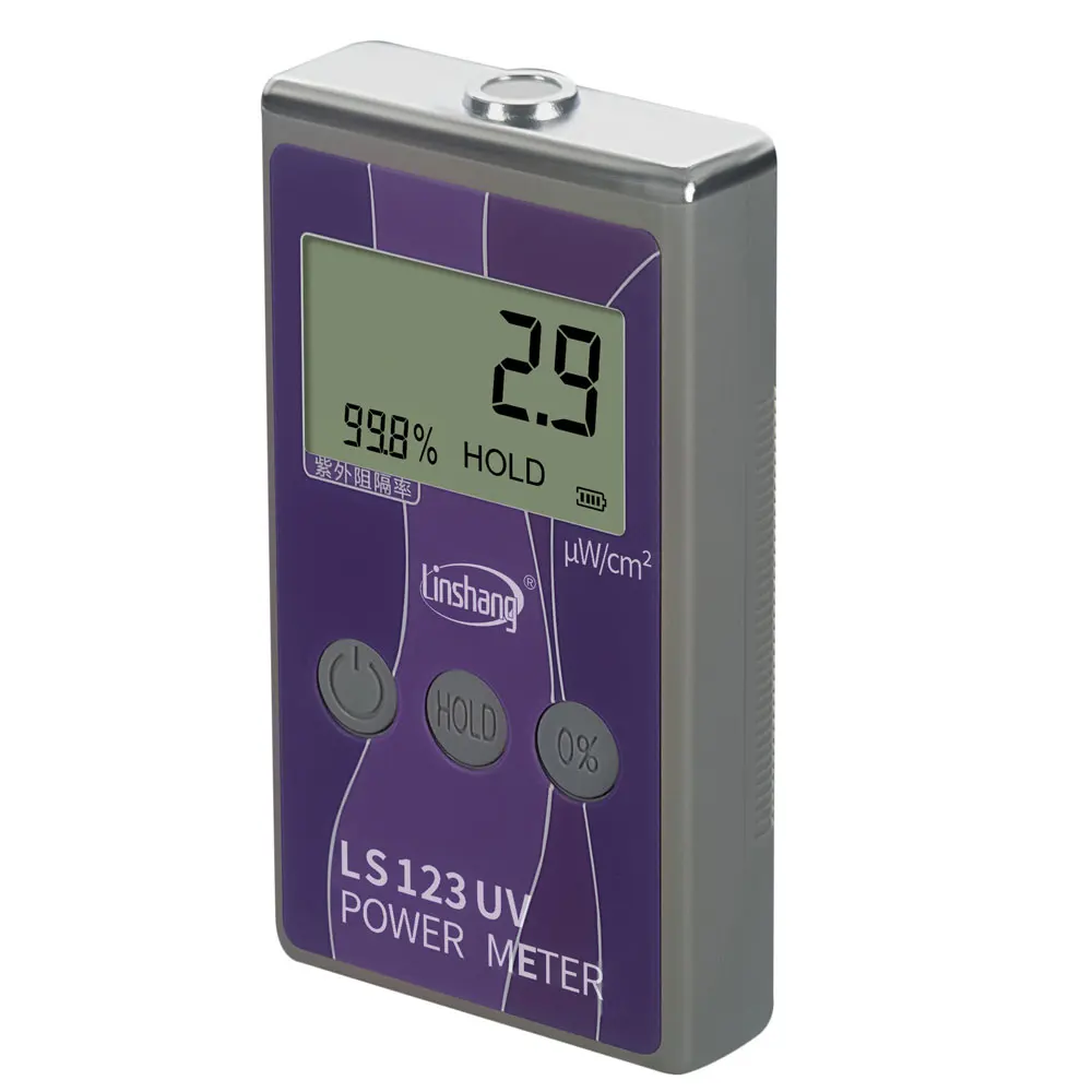 

LS123 portable UV Power Meter For explosion-proof films solar films insulating glass UV rejection rate UV lamp intensity mete