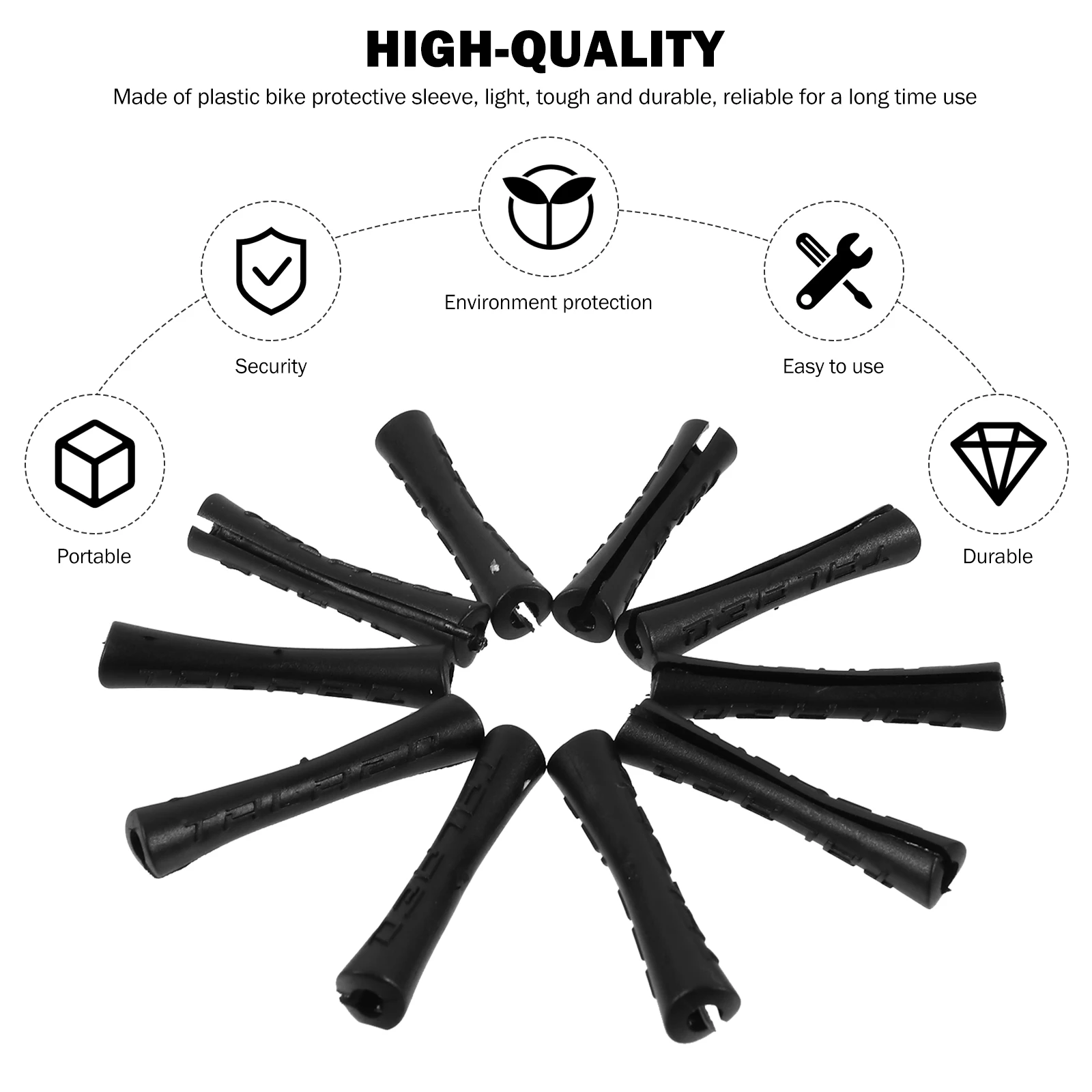 

Conduit Protective Sleeve Bike Frame Protector Cycling Line Guard Tube Cover Supplies Brake Cable Accessories