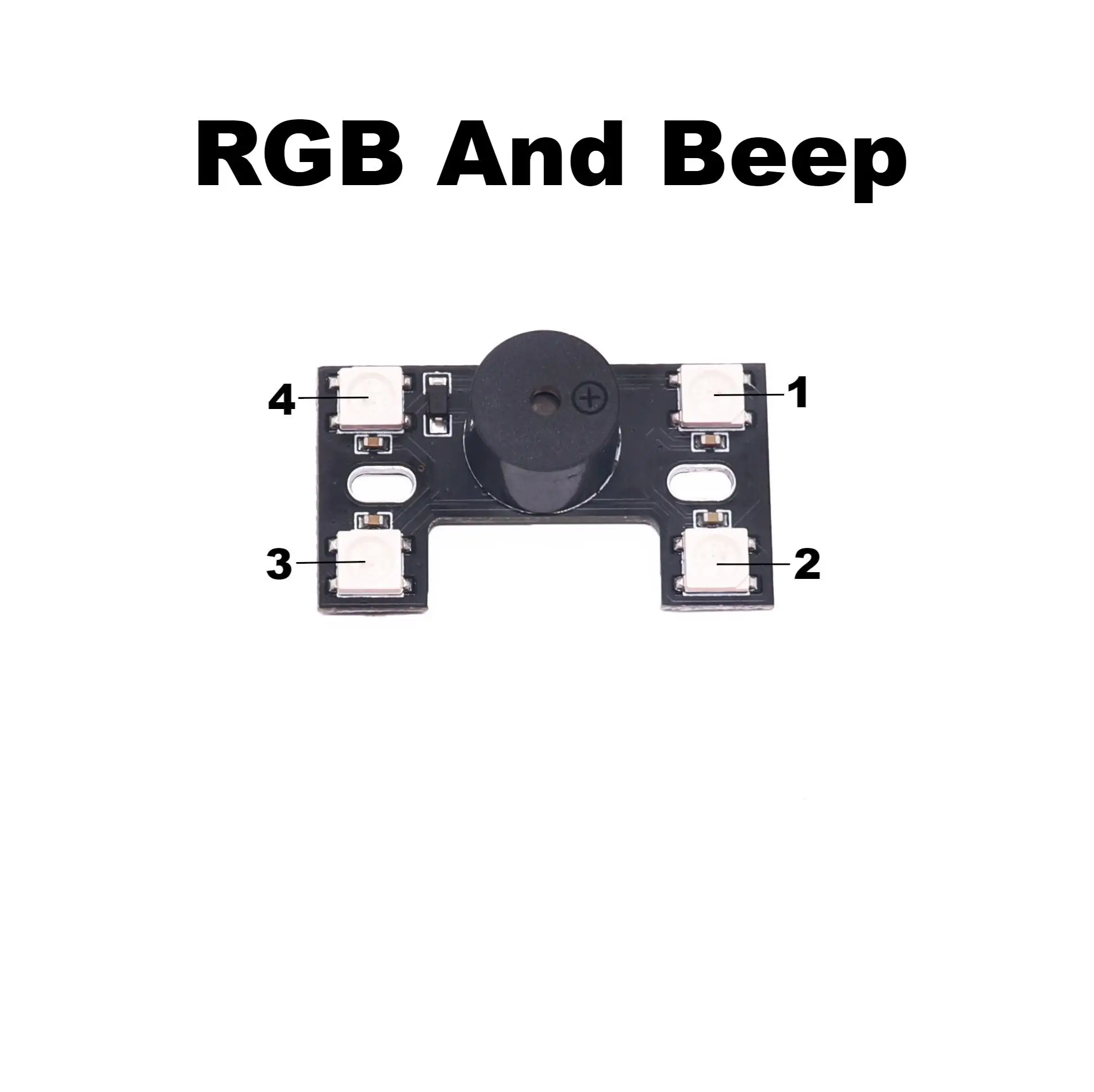 RCtoSky WS2812B LED met luide zoemer 4-assige quadcopter FPV-drones achterlicht 5V dubbele modi controle voor NAZE32 CC3D F3 F4 F7