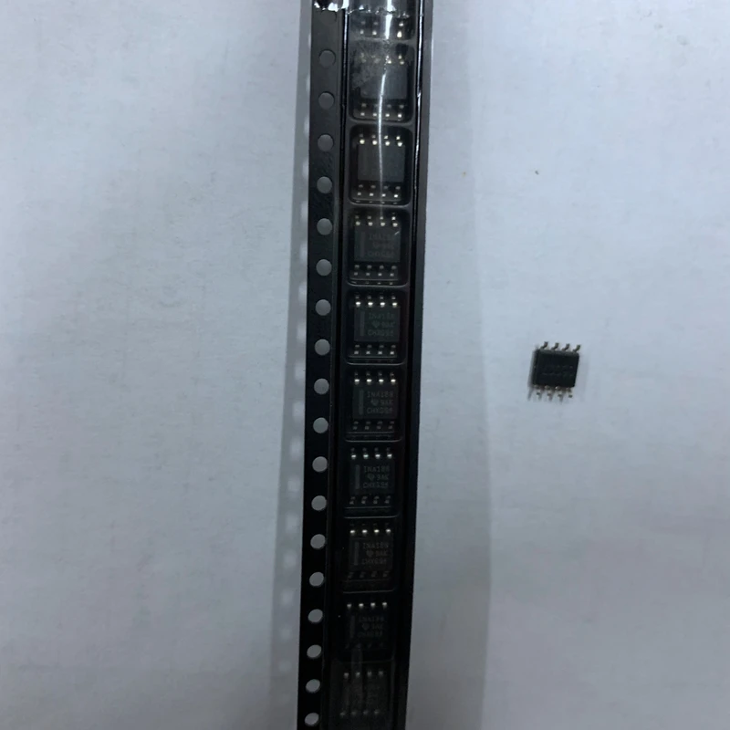 5PCS-20PCS INA188IDR SOP8 Silkscreen INA188 Precision, zero-drift, rail-to-rail output, high-voltage instrumentation amplifier