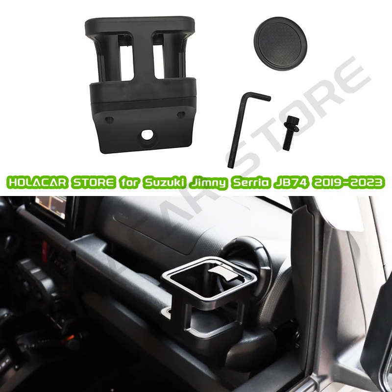 Car Water Cup Bottle Holder Drink Bracket for Suzuki Jimny JB64 JB74 2019 2020 2021 2022 2023 2024 Gen 4 Interior Accessories