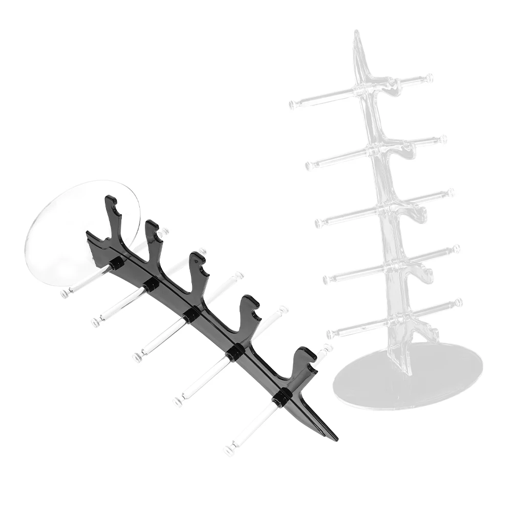 

2 Pcs Glasses Display Stand Clip- Sunglasses Holder Eyeglass Racks Storage Desktop Decor Soft