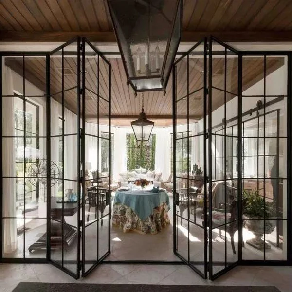 2023 Internal Bifold Bedroom Exterior Single French Door Hospital Door Aluminum Folding Door for House