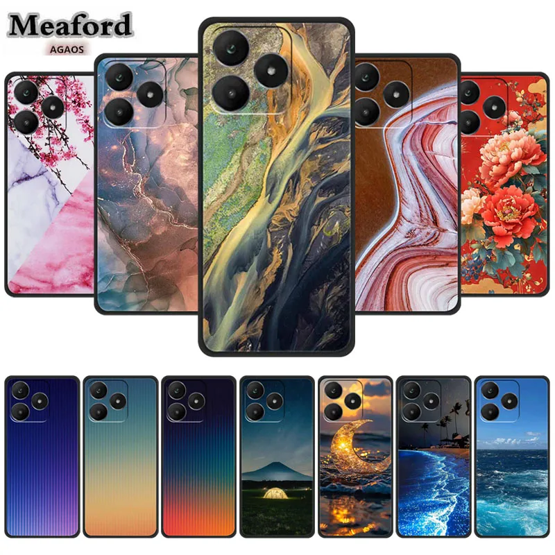 

For Wiko T20 T 20 Phone Case for WikoT20 Bumper Protector Marble Patterns Back Shell Cover Shield TPU Soft Silicone Capa Funda