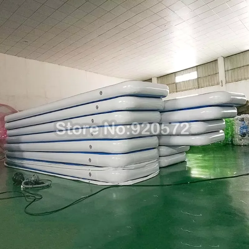 Free Pump 6x6X0.3m Releasable Connection Inflatable Gym Air Track Mattress,Inflatable Air Track Set With Varies Size