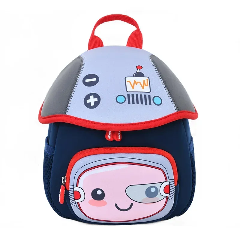 Cartoon Brown Bear School Bags for Boys Kindergarten Kids Backpacks 3D Rocket Dinosaur Cat Anti-Lost Travel Bag Girls Mochilas