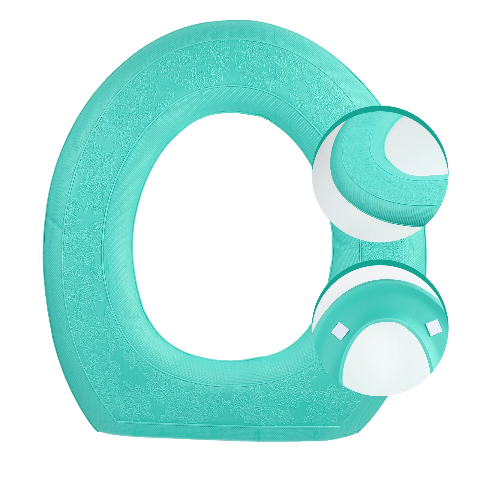 

EVA Toilet Seat Ring Water Proof Bathroom Cushion Smooth Surface Fashionable Cover Thicken Mat Summer Use Toilet Pad