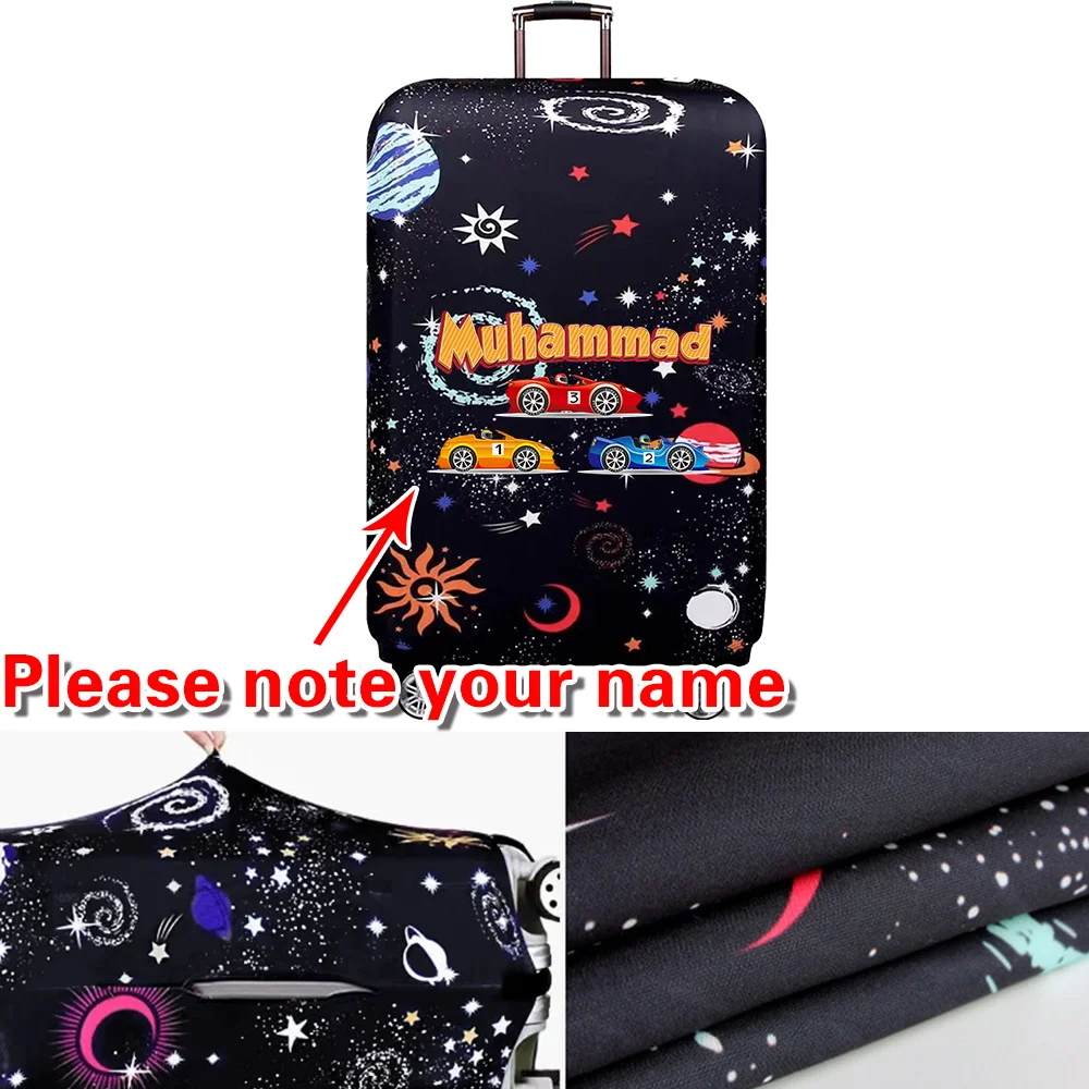 

Чехол для багажа с индивидуальным именем, 18-32 дюйма, дорожные аксессуары, пылезащитные чехлы, износостойкий защитный чехол с несколькими вариантами стиля