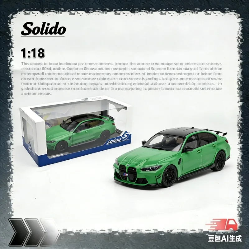 

Solido 1:18 BMW M3 G80 PERFORMANCE 2024 Simulation Static Alloy Car Model, Boys' Toy, Adult Collection Decoration Item.