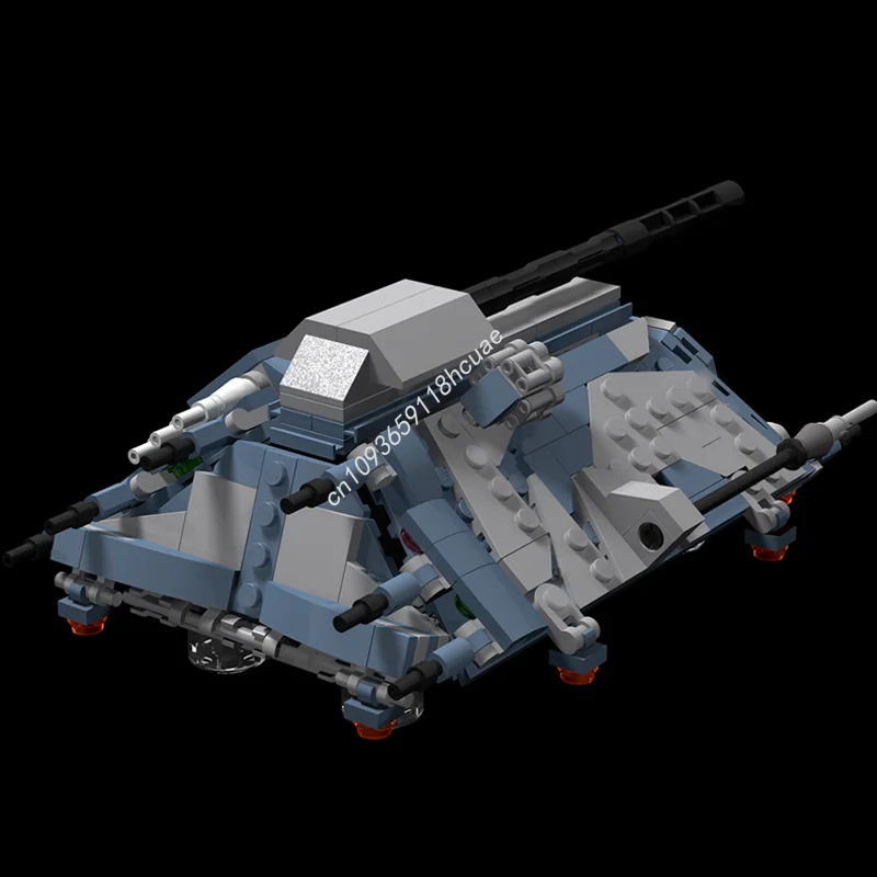 324 pçs moc protetor tanque de batalha pesada arte c4 nan modelo blocos de construção criativo diy idéia brinquedos aniversário presentes natal