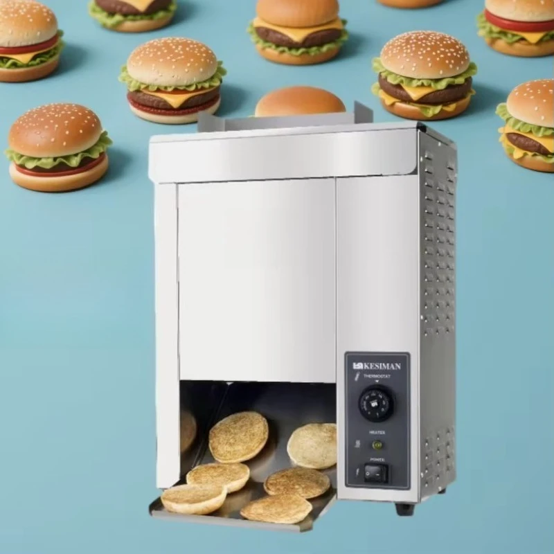 

Commercial Hamburger Bun Warmer Electric Bun Toaster Heater Fast Food Shop Burger Restaurant Machine