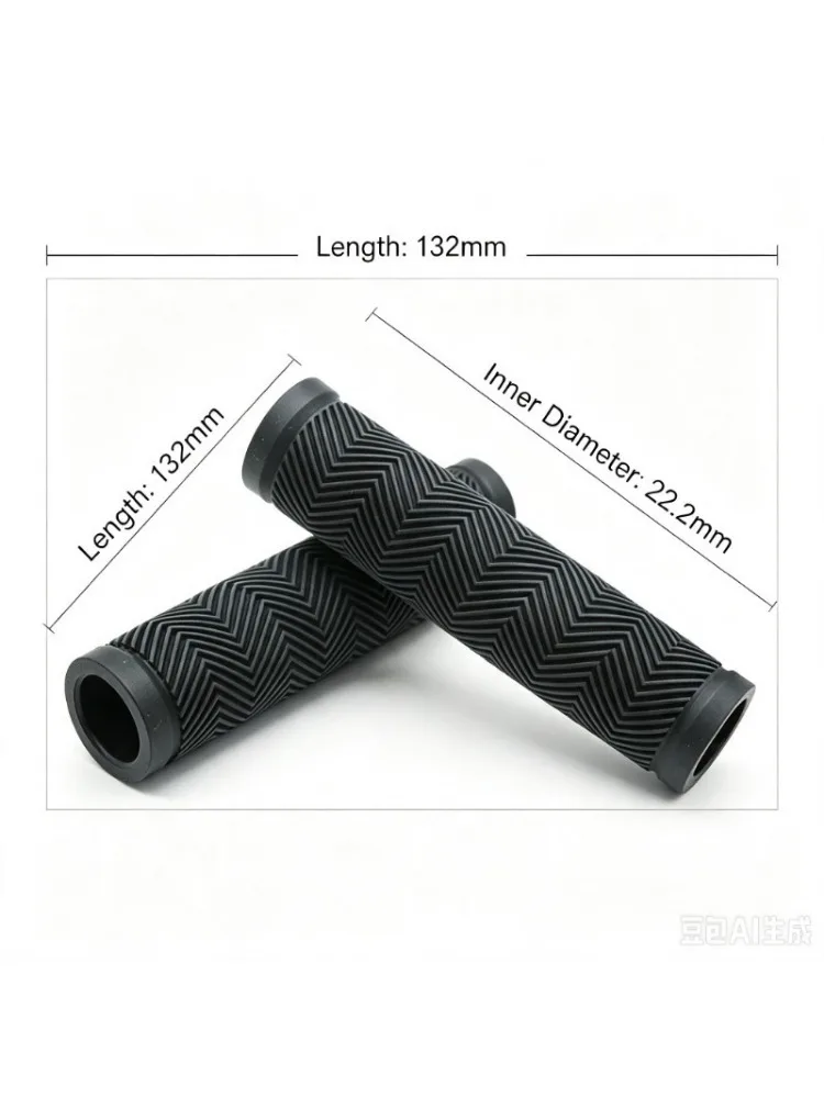 1 Paar Fahrradlenkergriffe, 22 mm, 120 mm, aus TPR-Gummi, für Mountainbikes, stoßdämpfend, rutschfest, langlebig, Ersatzteile.
