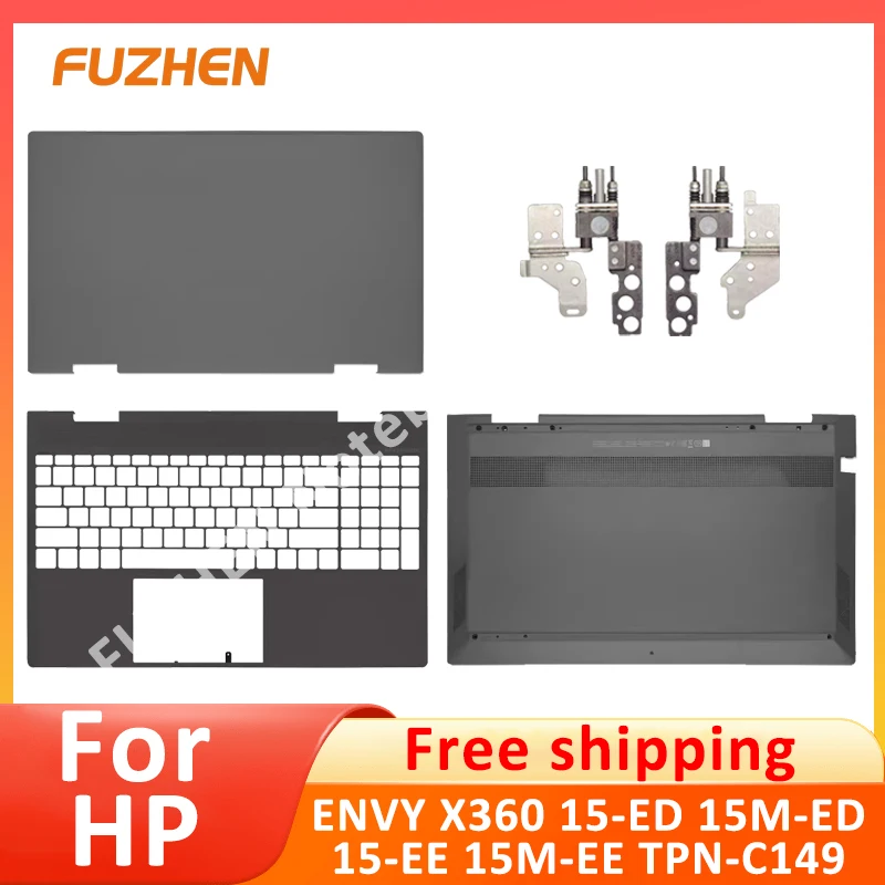 

For HP ENVY X360 15-ED 15M-ED 15-EE 15M-EE TPN-C149 15.6 In Laptop LCD Back Cover Hinges Palmrest Bottom Case L93203-001