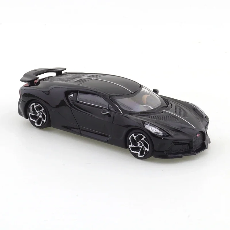 JKM 1/64 Bugatti Night Voice LVN Super Run Car Alloy Toys Motor Vehicle Diecast Metal Model Kids Xmas Gift Toys for Boys