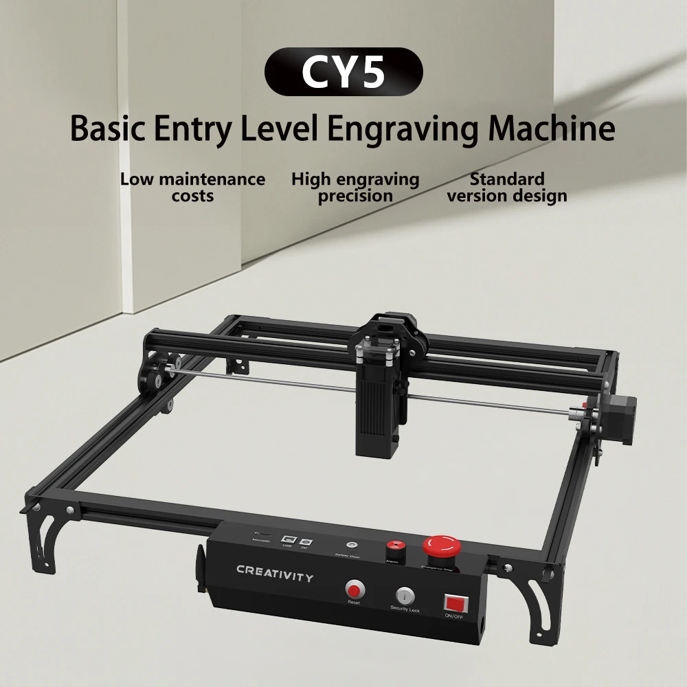 New Arrival CY5 Laser Engraving Machine 5W Wifi Offline Control Metal Laser Engraver High-precision Wood Acrylic Laser Engraver