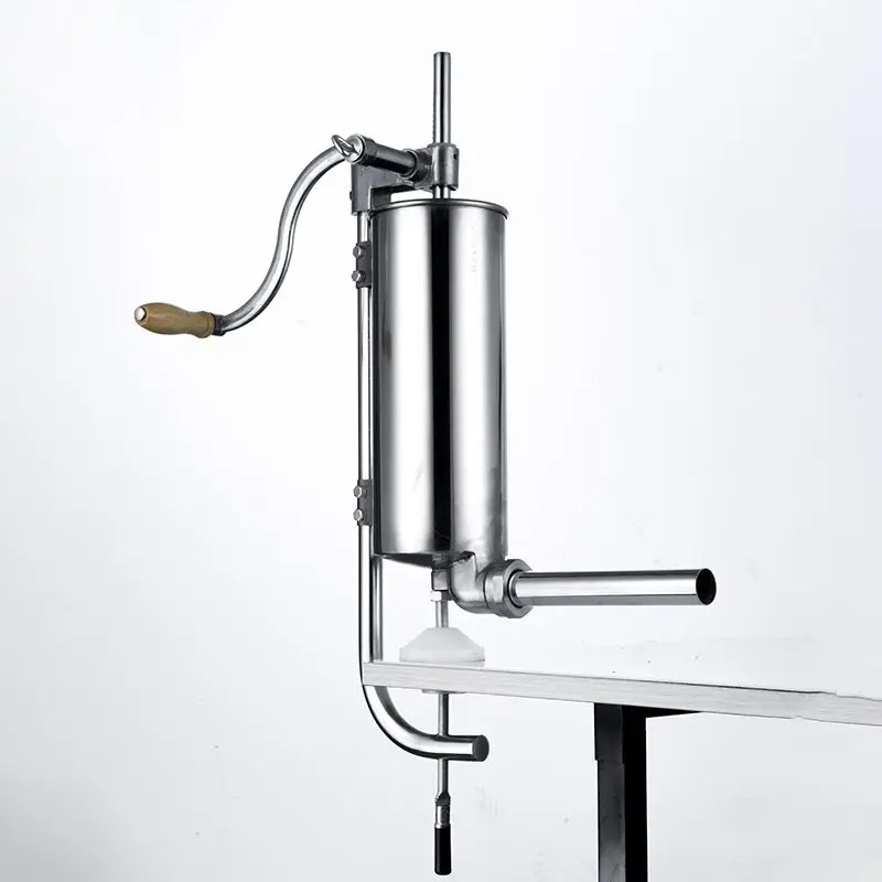 Stainless Steel Vertical Sausage Stuffer Manual sausage making machine 4L Commercial Sausage filler 1PC