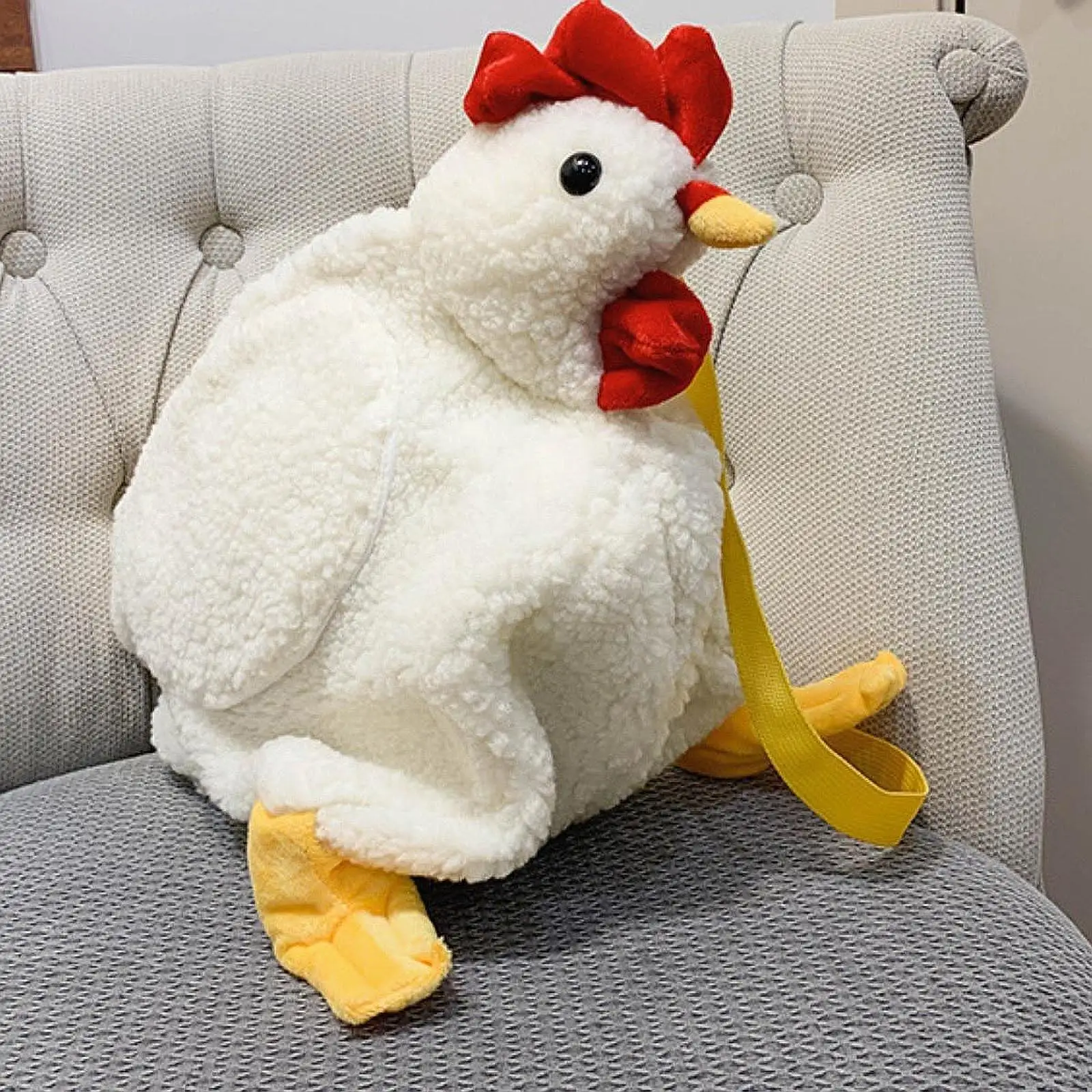 

Chick Plush Shoulder Bag Cartoon Fancy Wallet for Travel Vacation Events