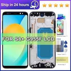 TFT Quality For Samsung S8 Plus G955 G955F LCD Display Touch Screen with Frame, For Galaxy S8+ Display Replacement