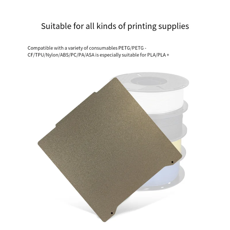 

Superior-3D-принтер PEI, объединительная пластина, двухсторонняя печатная платформа для Prusa, мини-стальная пластина для PLA/PETG/PETG-CF/нейлон/PA/ASA