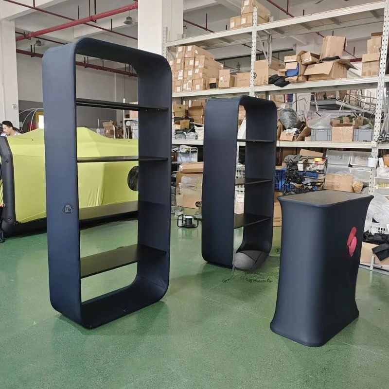 

Custom Easy-to-Install Aluminum Foldable Retail Display Shelf Light Supermarket Shelf for Trade Shows