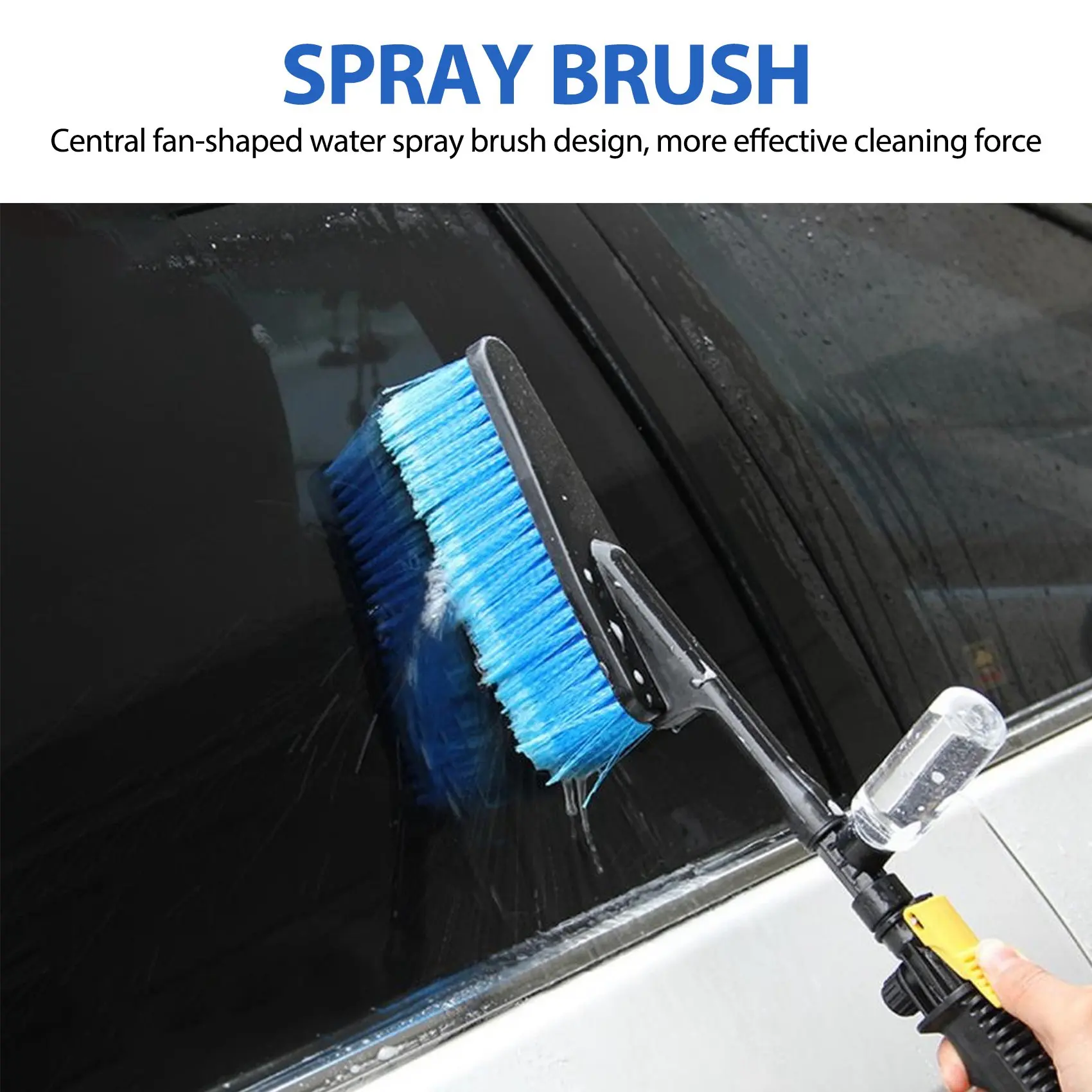 Hot Selling-Car Wash Brush Water Spray Cleaning Tool Soft Bristle Long-Handled Duster,Car Wash Brush Water Spray Cleaning Tool S