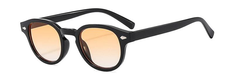 Neue mehrfarbige Retro-Sonnenbrille mit kleinem Rahmen, grenzüberschreitende europäische und amerikanische Sonnenbrille, vielseitig einsetzbar mit Metallscharnier