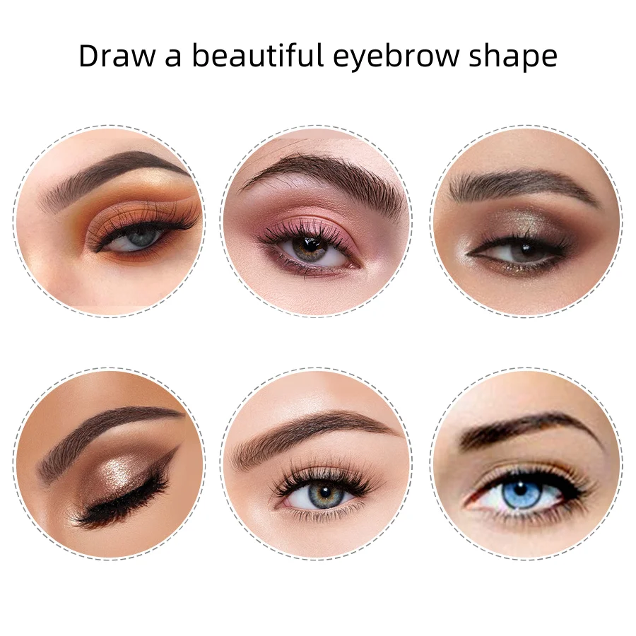 Thrush Artifact, Beginner's Complete Eyebrow Patch Set, Eyebrow Card Drawing Eyebrow Assistant, 8 Eyebrow Shapes