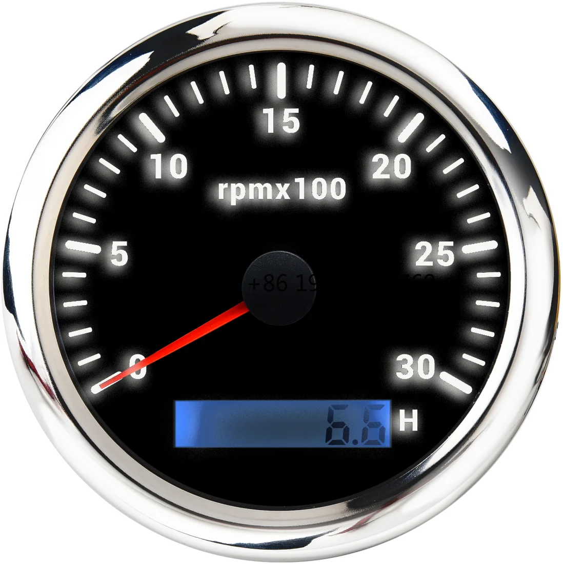 

85mm Analog Tachometer 3000 RPM with Hour Meter Marine Gauge