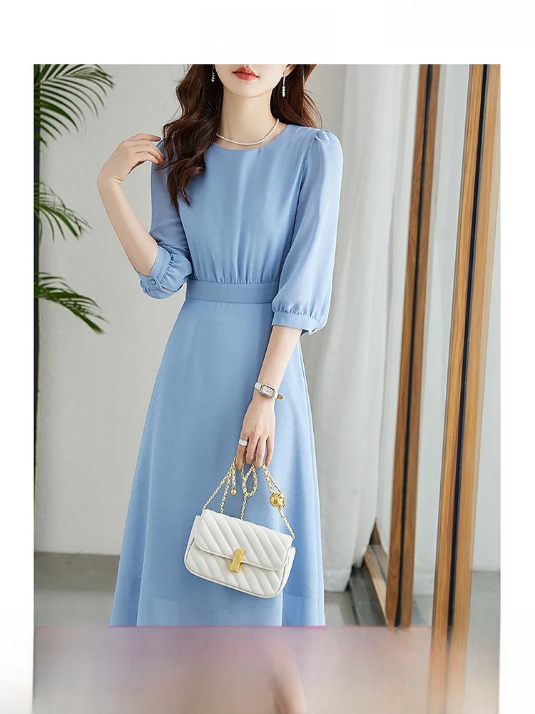 Ele A-Line Midi Dr …