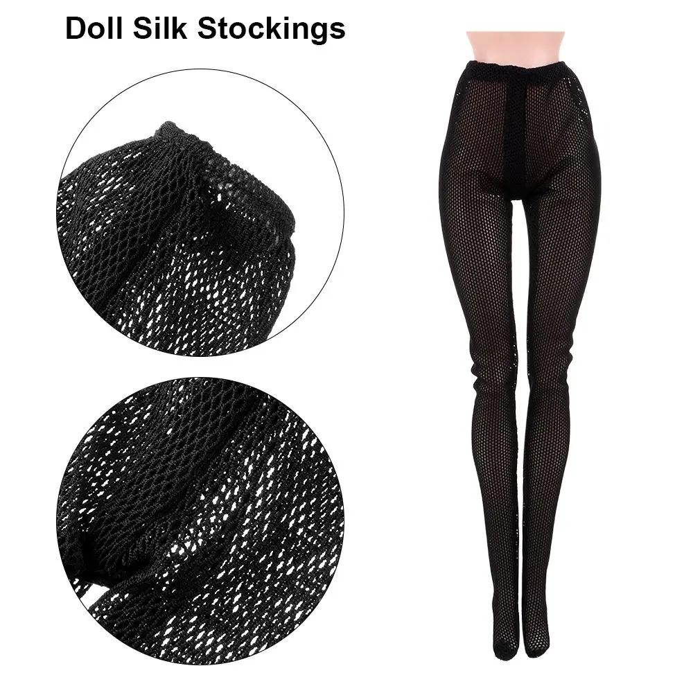 Suits 1/6 Miniature Pantyhose Dolls Accessories Elastic leggings  Panty hose  Silk Stockings Mini Fishnet Tights