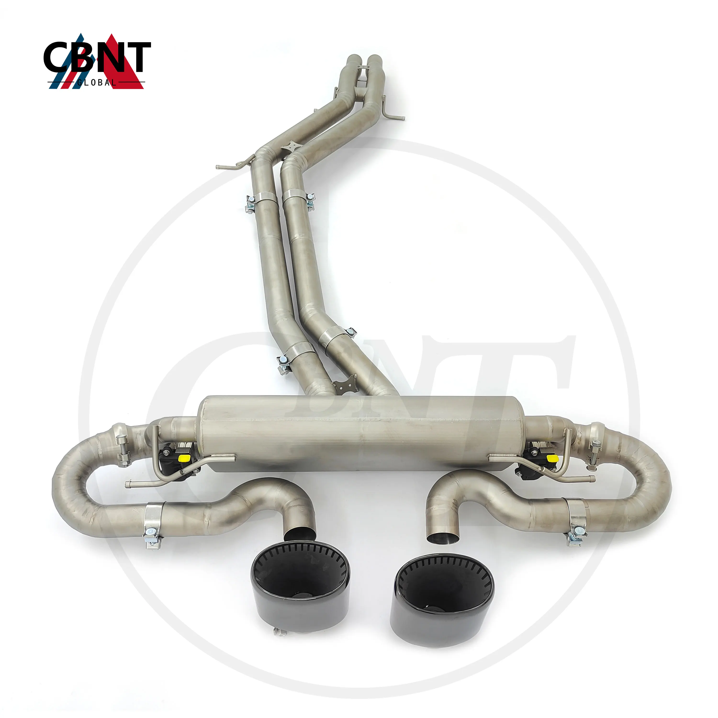 

CBNT Valved Catback for Porsche Cayenne Fit Turbo GT Surround Kit Valvetronic Exhaust-pipe TC4 Titanium Alloy Exhaust Systems