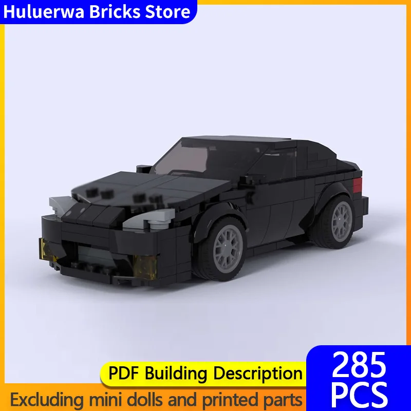 

Модель скоростного гоночного автомобиля MOC, строительные кирпичи Paseo (EL54), спортивный купе, модульная технология, детские праздничные подарки, сборный игрушечный костюм