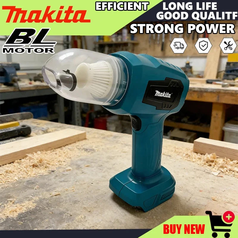 

Портативный беспроводной мини-пылесос Makita для автомобиля и клавиатуры, 100 мл, для аккумуляторов 18В