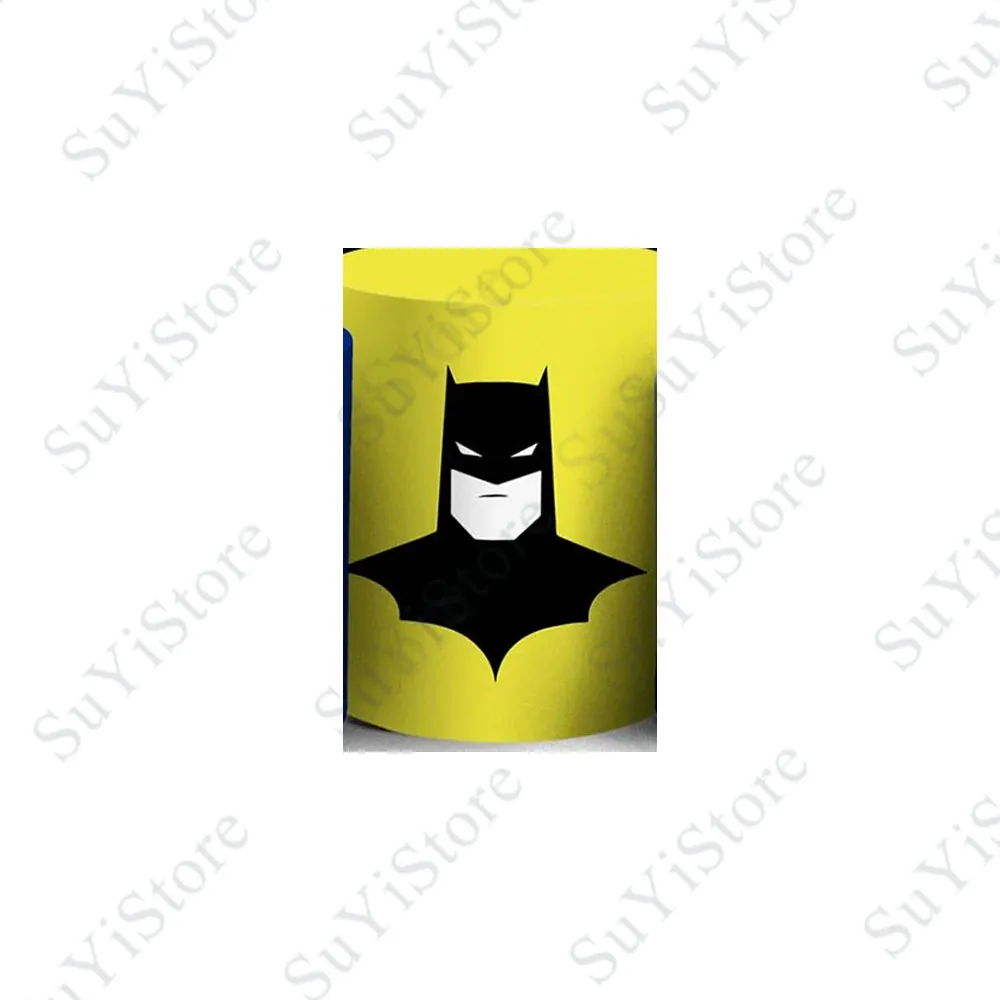 SuperHero Batman Round Backdrop DC Comics The Dark Knight Kids Birthday Circle Photo Background Plinth Covers PhotoCall Props