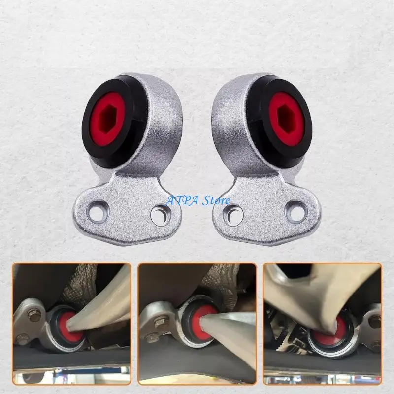 

U13C 2pcs Enhances Stability Front Lower Control Arm Bushing For E46 328i 323Ci 328Ci 31129071663 31126783376 31126751436