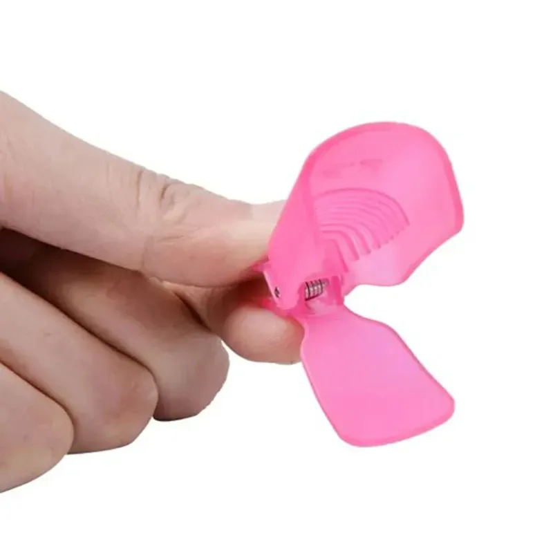 10/20/40 قطعة الملونة الاكريليك مسمار الفن نقع قبالة غطاء كليب الأظافر تنظيف مانيكير UV هلام البولندية نقع قبالة التفاف أدوات للإصبع