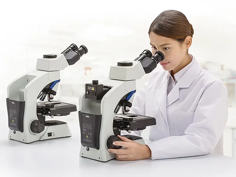 High reliability Olympus Brand CX43 Comfortable, High-Throughput Routine Microscopy with  Phase Contrast and Fluorescence