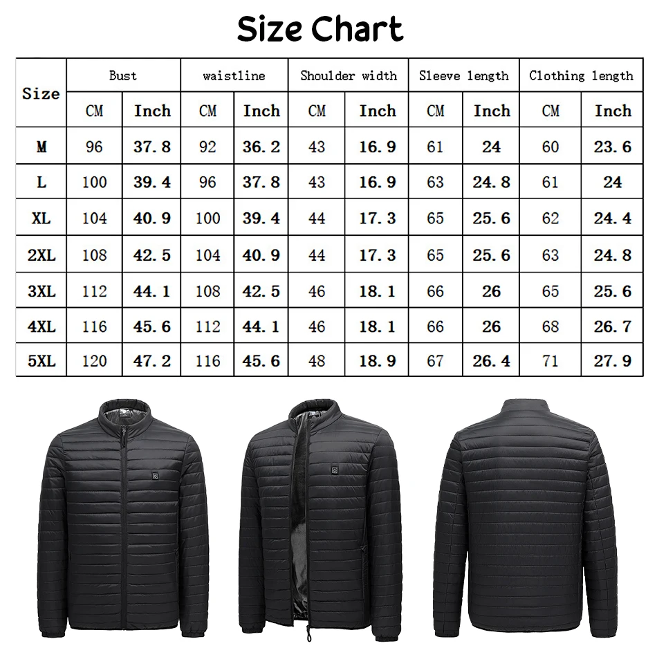 DIY Print Logo 4 Heating Zones Electric USB Heated Jackets by Graphene Men Smart Thermostat Waterproof Coat Outdoor Snow Clothes