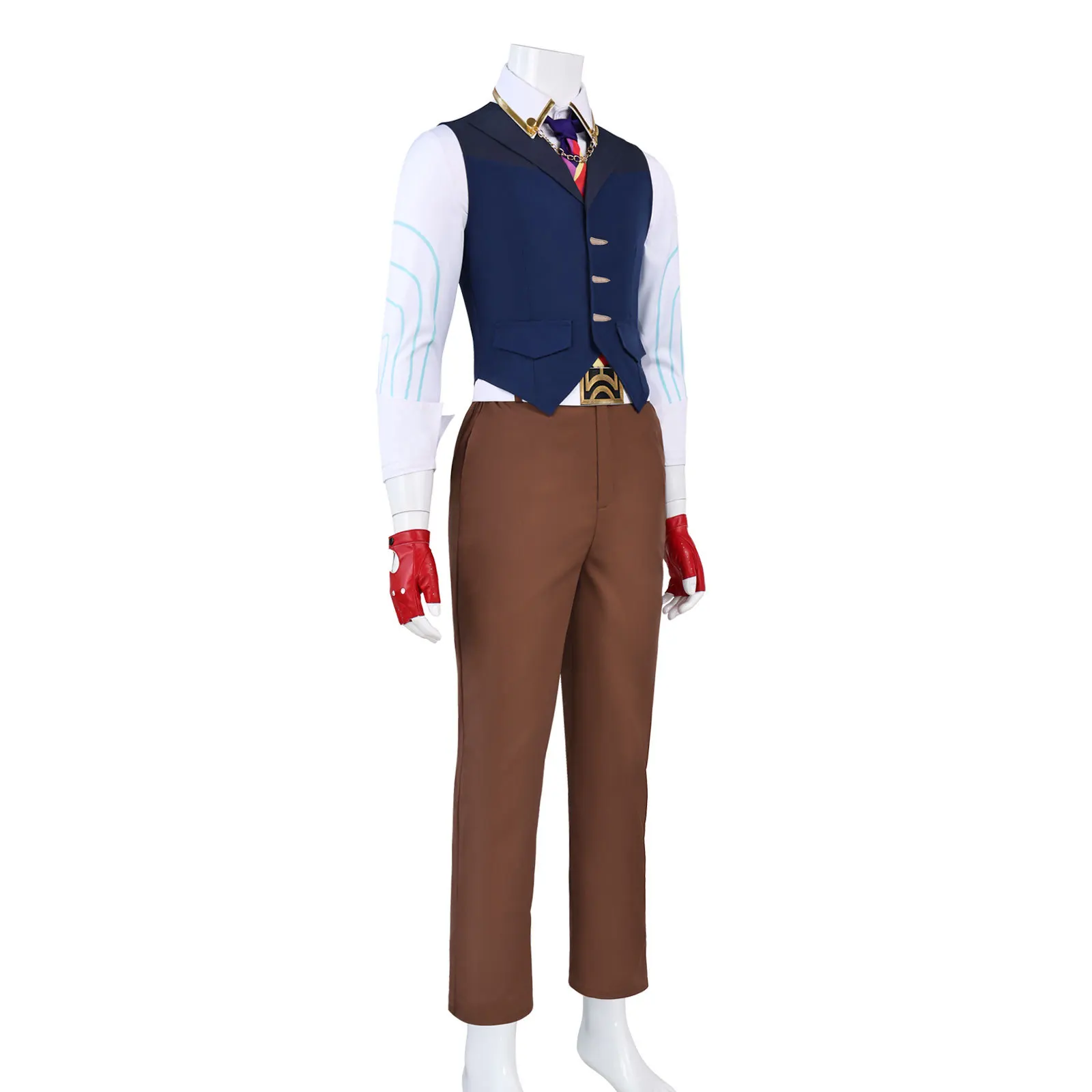 WHH Anime Game Chamber Cosplay Costume Vest Pants Accessories Full Set Outfits Adults Halloween Party Role Play suit Restor view 3