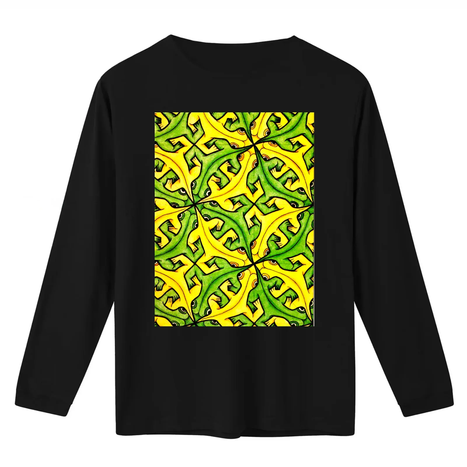 M.C. Escher T-Shirt Summer Casual Cotton Tee Oversized Streetwear Tops Vintage Graphic Print Loose Fit Short Sleeve
